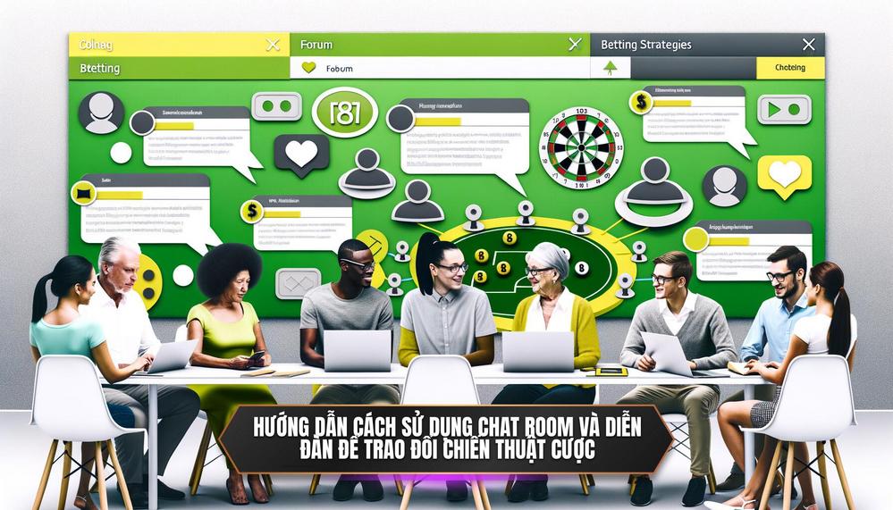 Hướng dẫn cách sử dụng chat room và diễn đàn để trao đổi chiến thuật cược